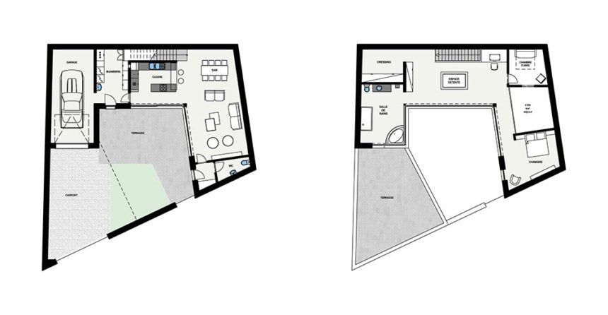 Plan Moderne Contemporain